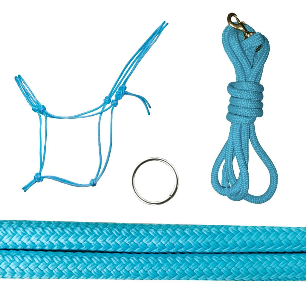 Turquoise complete set-Free Riding Neckropes-FR Equestrian