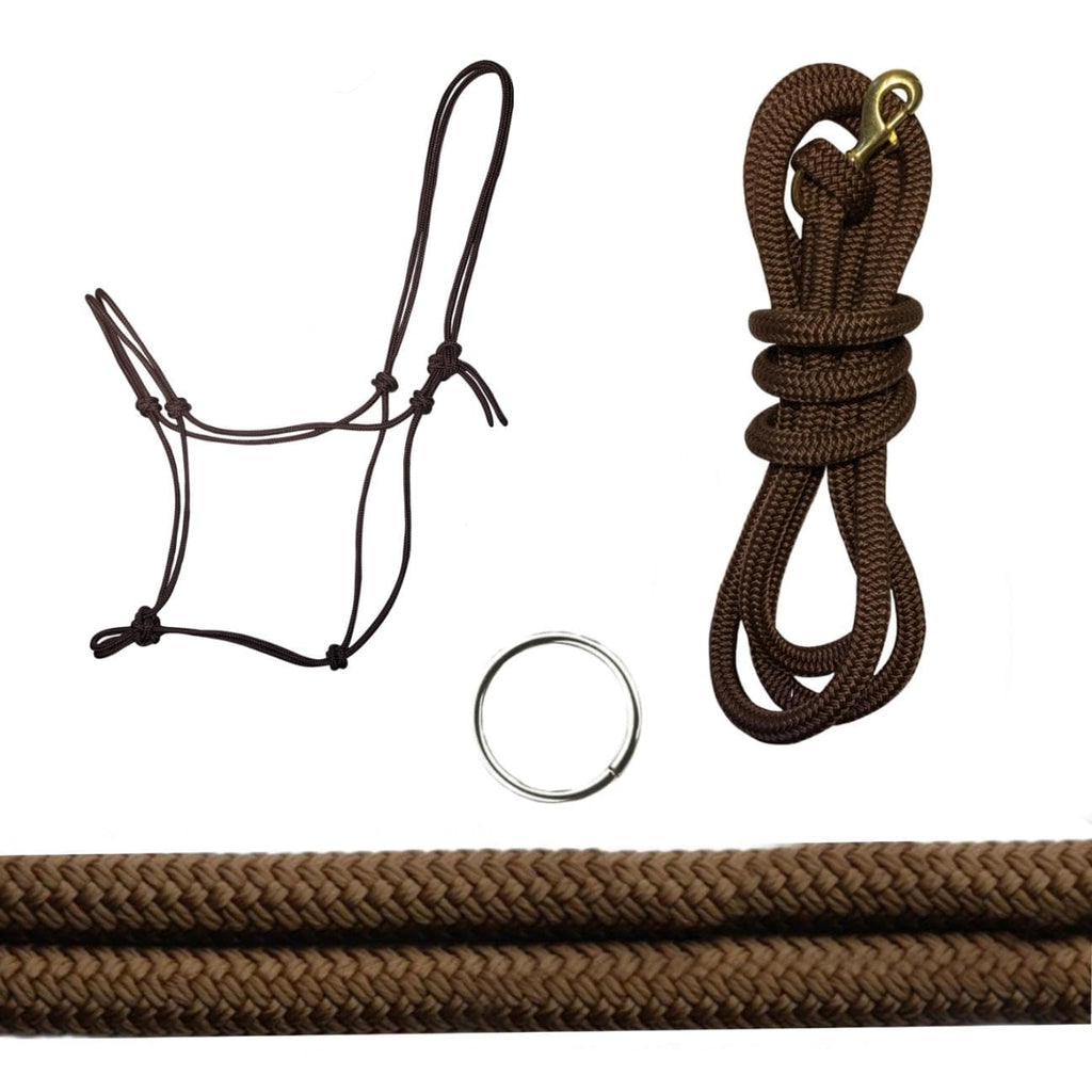 Brown complete set-Free Riding Neckropes-FR Equestrian