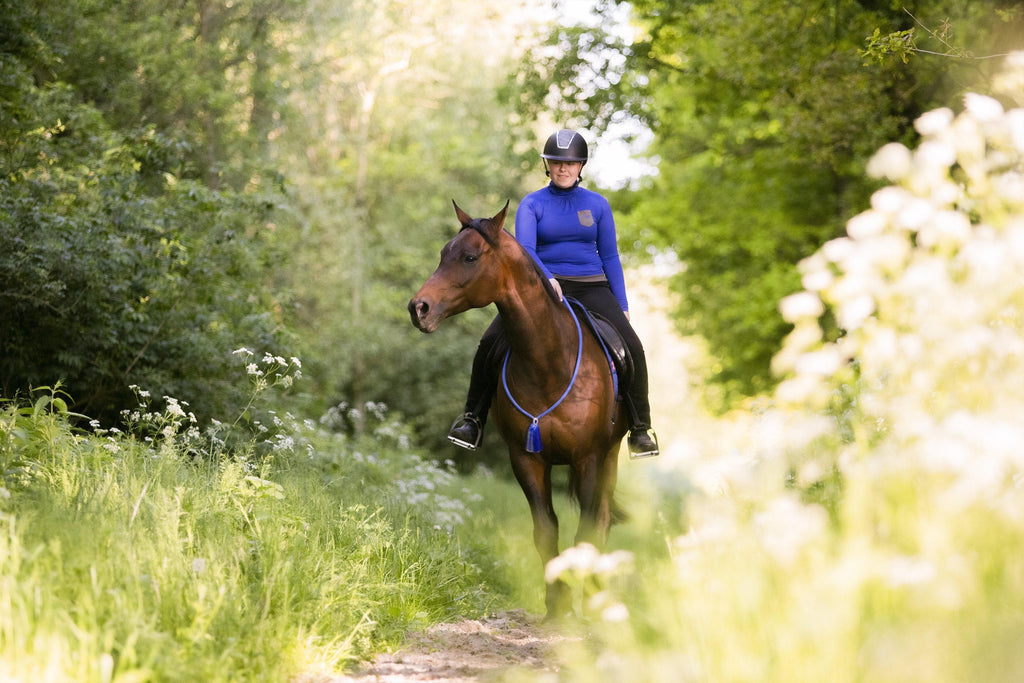 Royal blue Indigo Diamond-Free Riding Neckropes-FR Equestrian