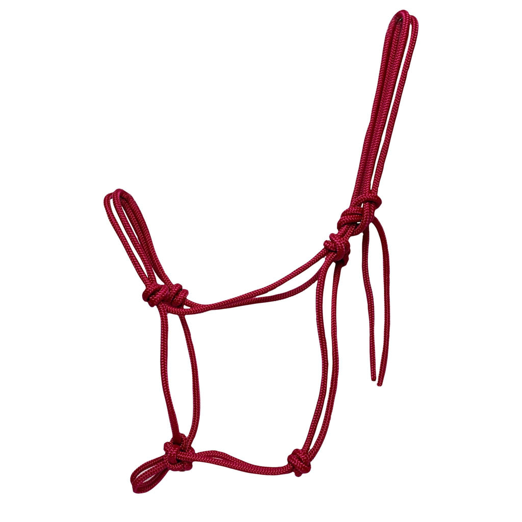 Vintage pink training ropehalter-Ropehalter-Free Riding Neckropes-FR Equestrian